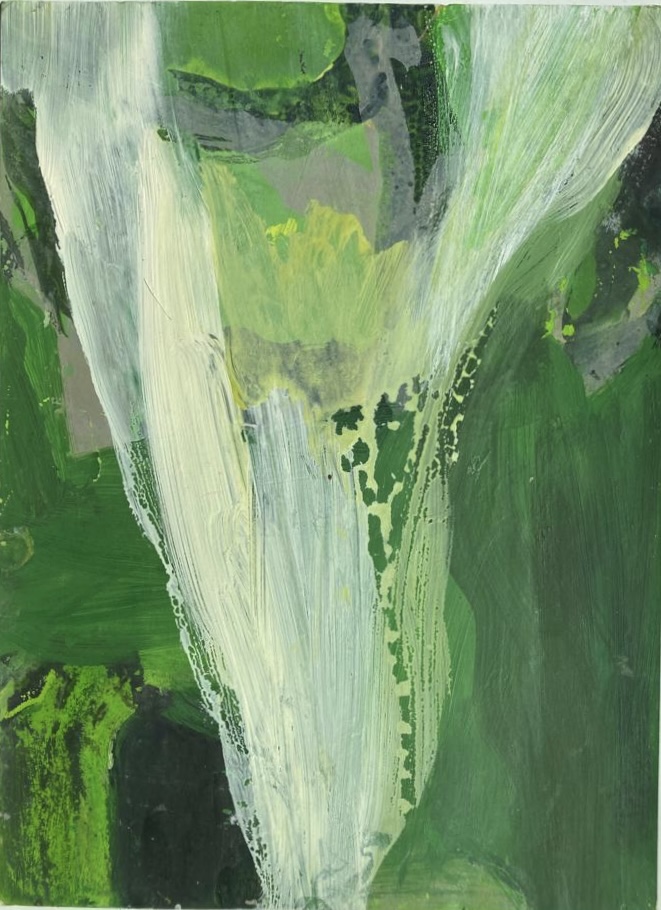 Diane Bogaerts, Fern allien 4, oil on canvas, 155 x 106 cm